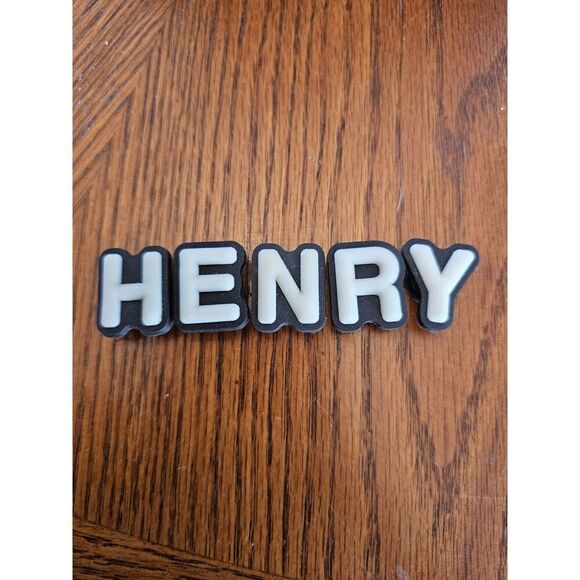 Henry Name Croc Charms  Jibbitz: Shoe Gem - Picture 1 of 1